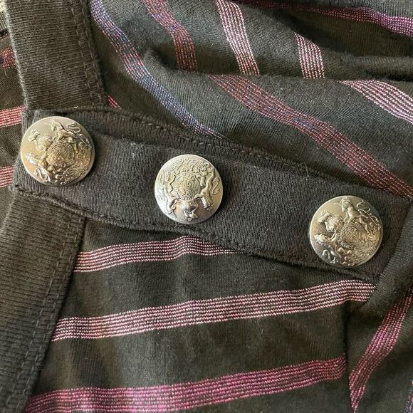 Veronica Beard Marcy Ruched Fushcia Striped Mini Dress Size S - Picture 4 of 9